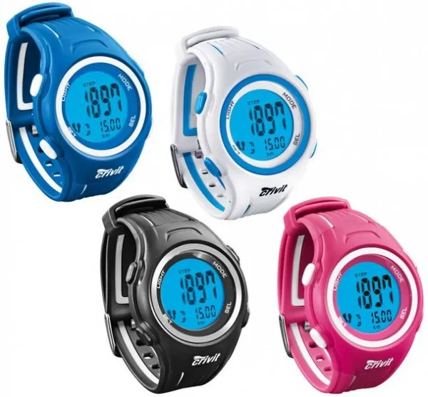 Lidl Crivit Herzfrequenzmessuhr mit Brustgurt + Schrittzähler 2