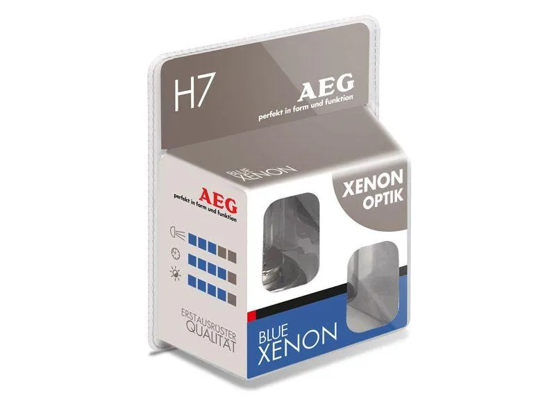 AEG Glühlampe Blue Xenon H7, 55 W, 2er Set