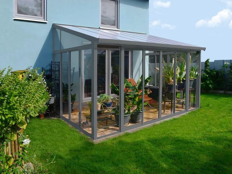 PALRAM Wintergarten Veranda San Remo grau