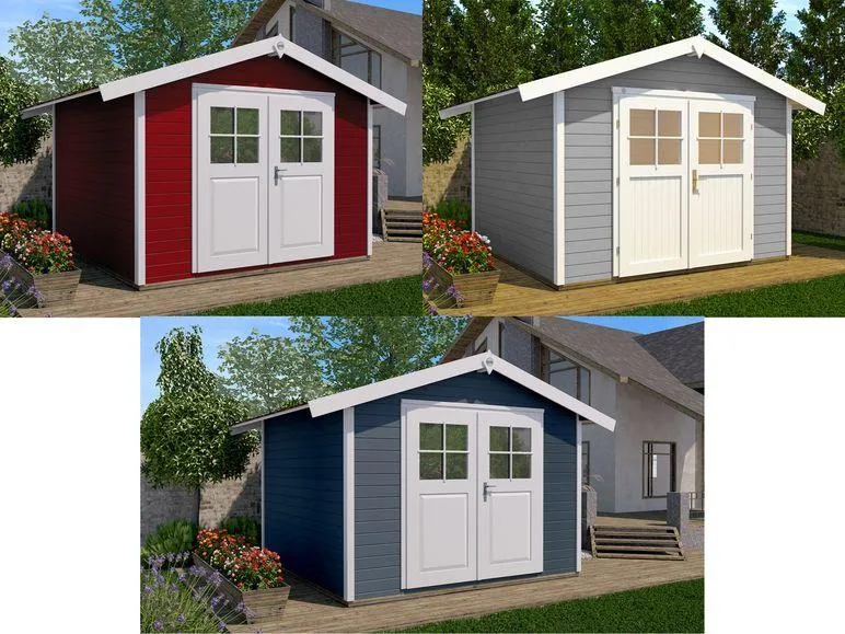 WEKA 28 mm Gartenhaus 122 Gr. 1