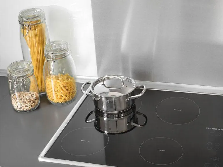 Zeller Herdblende/Spritzschutz, Edelstahl, 56x0,6x49 cm