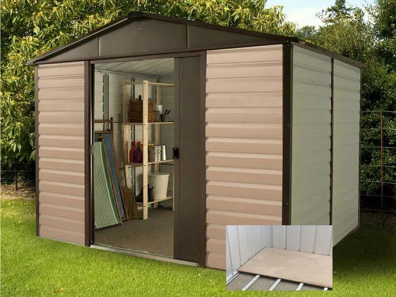 Yardmaster Metallgerätehaus Set BRANDENBURG