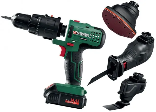 Lidl Parkside 4-in-1-Kombigerät PKGA 14.4 A1