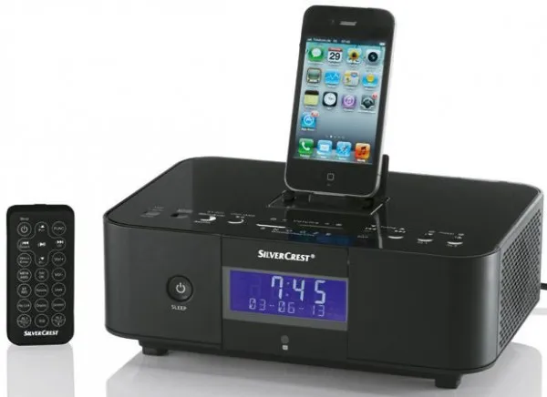 Lidl Silvercrest Radiowecker mit Dockingstation 3