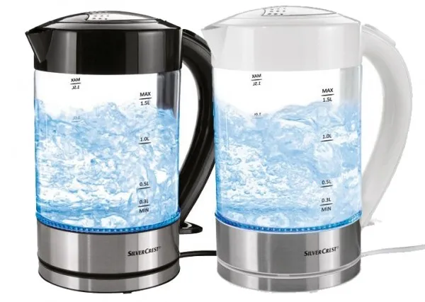 Lidl Silvercrest Wasserkocher LED