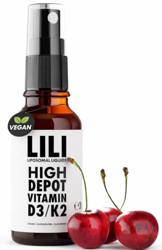 LILI Liposomal Liquids Vitamin D3 + K2 Spray