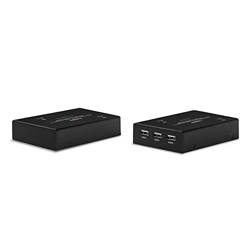 LINDY 300m Fibre Optic DisplayPort 1.2 & USB KVM Extender