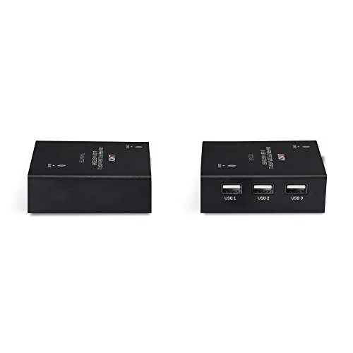 LINDY 300m Fibre Optic DisplayPort 1.2 & USB KVM Extender 4