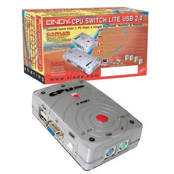 Lindy CPU Switch LITE USB 2.0 2 Port