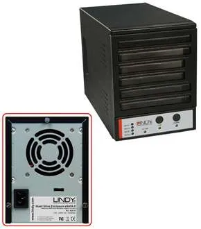 Lindy Quad Drive eSATA II RAID Enclosure