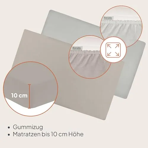 Lionelo Bambus-Spannbettlaken 2