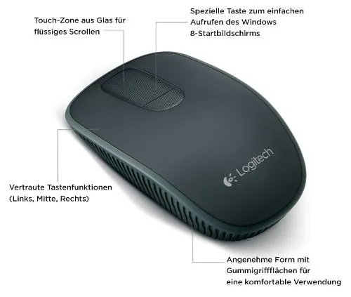 Logitech T400 Zone Touch Mouse 4