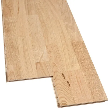 Logoclic Eiche Schiffsboden 3-Stab lackiert