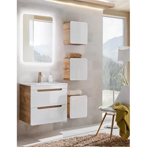 Lomadox Badezimmermöbel Set UC 2