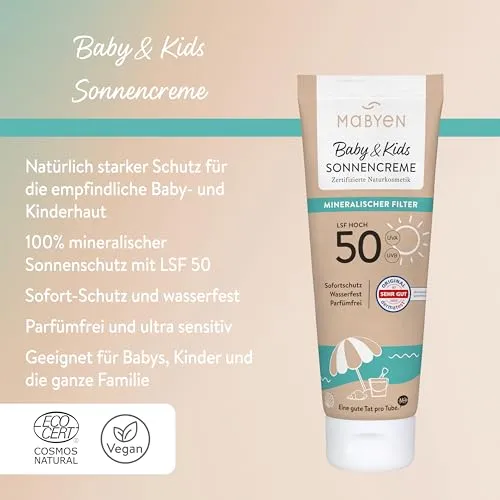 Mabyen Sonnencreme Baby & Kids LSF 50 3