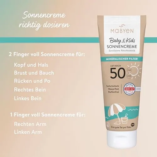 Mabyen Sonnencreme Baby & Kids LSF 50 5