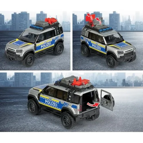 Majorette Land Rover Defender 90 Police 3