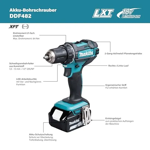 Makita DDF482 2