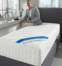 Malie Tonnentaschenfederkern-Matratze Gold mit Boxspring-Feeling 4