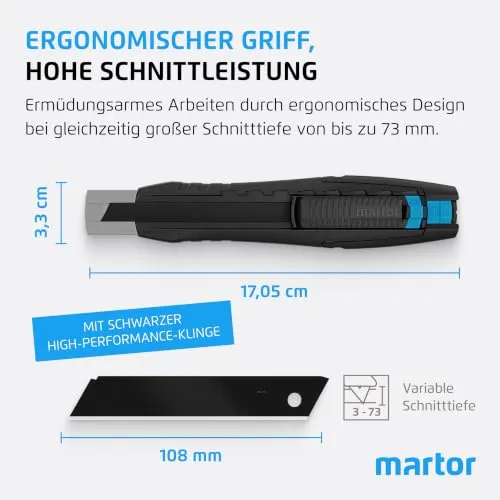 MARTOR Cuttermesser Black Edition 3