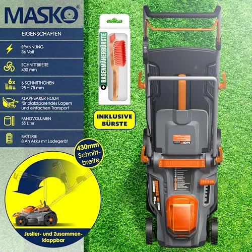 MASKO Akku Rasenmäher 2