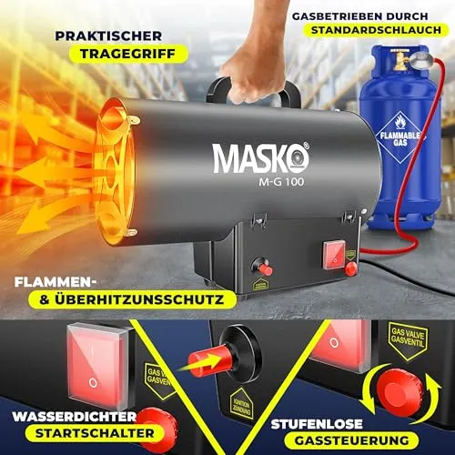 MASKO Heizkanone 2