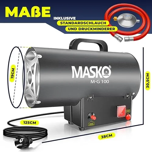 MASKO Heizkanone 4