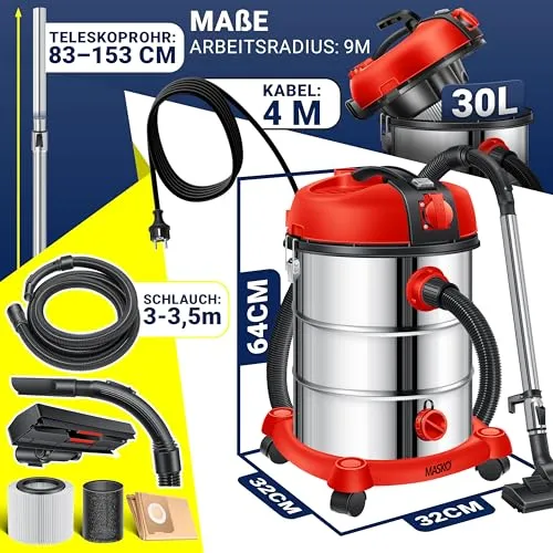 MASKO Industriestaubsauger 2