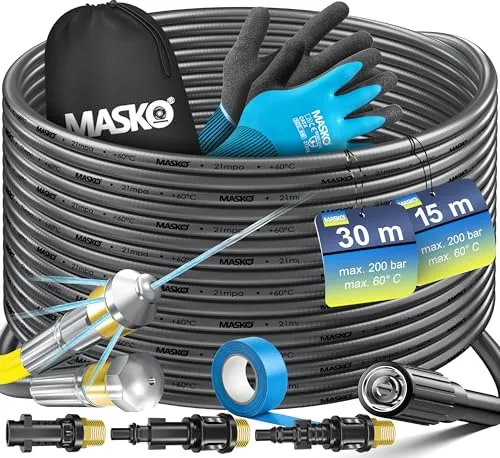MASKO Rohrreinigungsschlauch Set