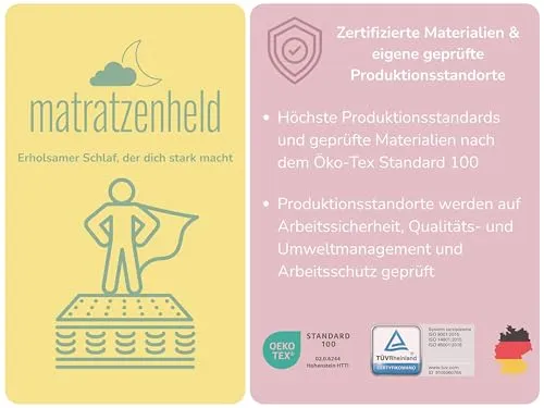 Matratzenheld Matratze 7-Zonen Wellness 6