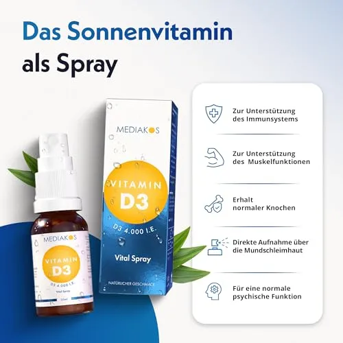 Mediakos Vitamin D3 4000 I.E. 3