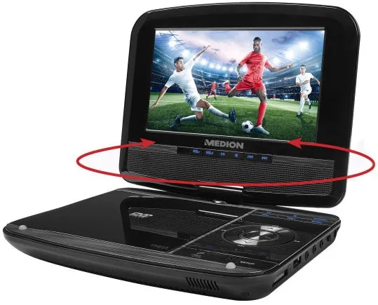 Medion Life E72051 17,78 cm (7'') Tragbarer DVD-Player