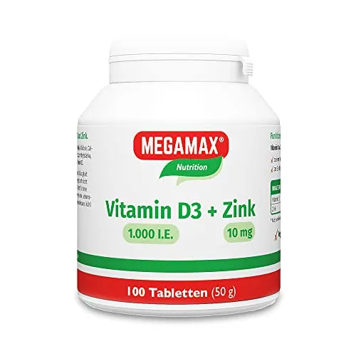 MEGAMAX Vitamin D3 1000 I.E. Plus 4