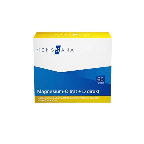 Menssana Magnesium-Citrat D Plus