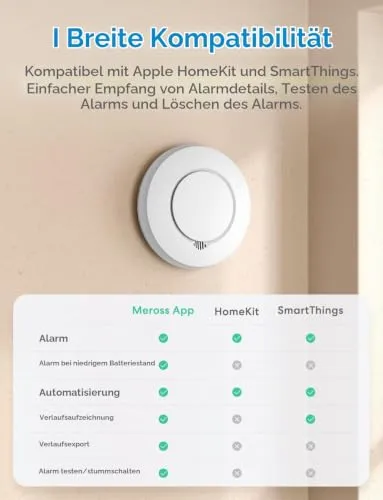 meross WLAN Rauchmelder 4