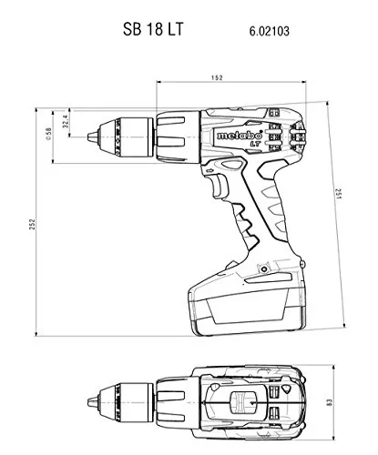 Metabo Akkuschrauber UC 2