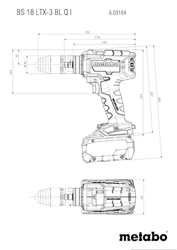 metabo BS 18 LTX-3 BL Q 2