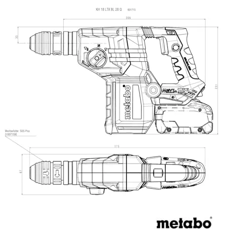 metabo KH 18 LTX BL 28 Q 2