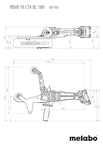 metabo RBVB LTX BL 180 2