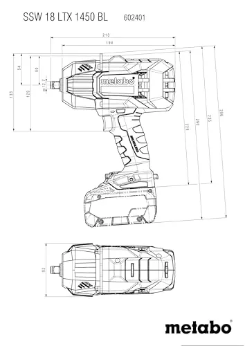 Metabo SSW 18 LTX 1450 BL 2