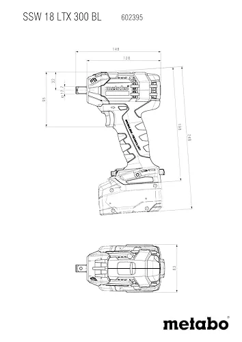metabo SSW 18 LTX 300 BL 2