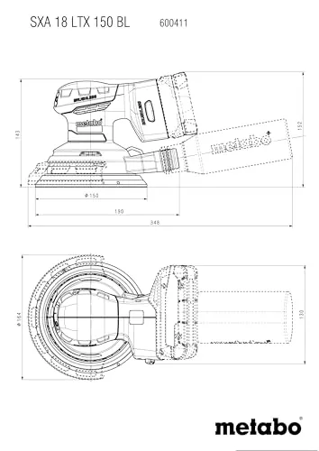 metabo SXA 18 LTX 150 BL 2