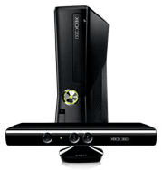 Microsoft Xbox 360 mit Kinect-Sensor