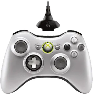 Microsoft Xbox 360 Wireless Controller (silber)