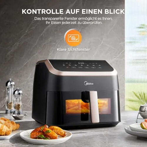 Midea Heißluftfritteuse XXL AirFryer 6