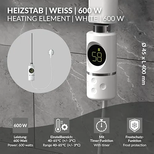 ML DESIGN Heizstab 600W 2