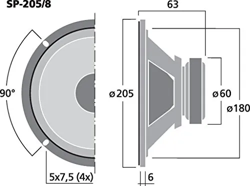 MONACOR SP-205/8 2