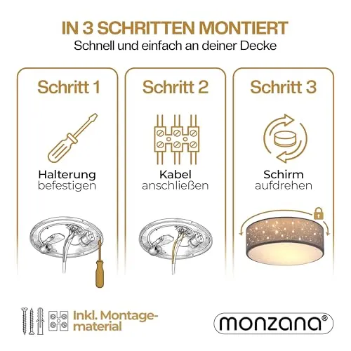 Monzana Deckenlampe 2