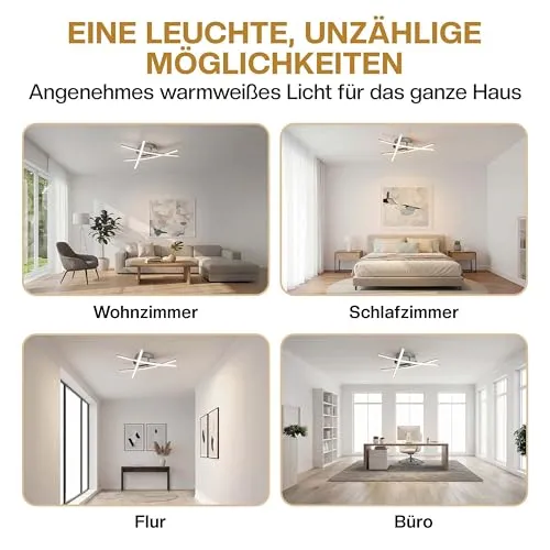 Monzana Deckenlampe 3 Flammig 6