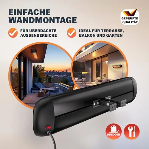 Monzana Infrarot Heizstrahler 3
